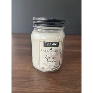 Tuscany Candle Crisp Apple Single Wick Scent Farmhouse Collection Soy Blend 12oz